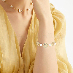 24Pcs Eco-Friendly Brass Connector Charms&nbsp;KK-BC0008-19
