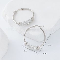 304 Stainless Steel Hoop Earrings&nbsp;BN4899