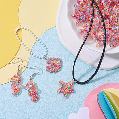 24Pcs 6 Styles Resin Pendants&nbsp;RESI-TA0003-27