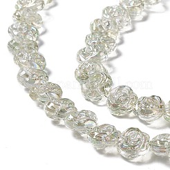 Electroplate Glass Beads Strands&nbsp;EGLA-L040-HR02