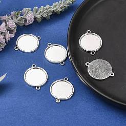 Tibetan Style Alloy Cabochon Connector Settings&nbsp;TIBE-M022-11AS