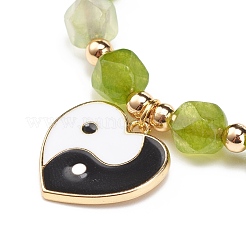 Natural White Jade Stretch Bracelet&nbsp;BJEW-JB08525-01