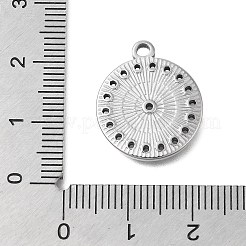 304 Stainless Steel Pendant Rhinestone Settings&nbsp;STAS-D192-14P
