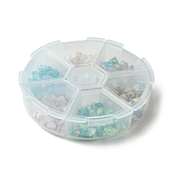 6 Colors Electroplate Glass Beads&nbsp;EGLA-FS0001-43