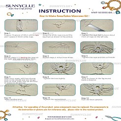 手芸編み物作り用綿紐糸35m  ゴーストホワイト  3mm  約38.28ヤード（35m）/セット&nbsp;KNIT-SC0001-04