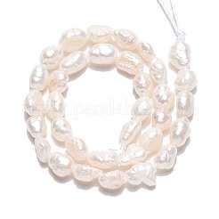 Natural Cultured Freshwater Pearl Beads Strands&nbsp;LS-PEAR-N014-03H-01