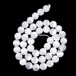 Natural Selenite Beads Strands&nbsp;LS-G-N328-025B-02