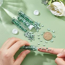 520Pcs 2 Style 2-Hole Glass Seed Beads&nbsp;SEED-NB0001-72B