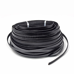 レザーコード  ブラック  10x2mm  約50ヤード/束（150フィート/束）&nbsp;WL-R004-10x2-01