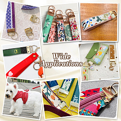 144Pcs 6 Colors Iron Ribbon Ends&nbsp;IFIN-WA0001-01