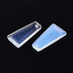 オパールペンダント  ファセット台形チャーム  24.5~25.5x12.5~13.5x3.5~4.5mm  穴：1~1.2mm&nbsp;G-Q601-10H