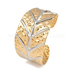 304 Stainless Steel Cuff Bangles for Women&nbsp;BJEW-G757-01GP