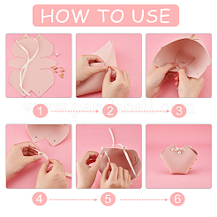PU Leather Candy Gift Handbags&nbsp;ABAG-WH0032-60B