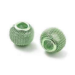電気鉄のビーズ  ラウンド  春の緑  10x13x13mm  穴：5mm&nbsp;FIND-Q120-01B