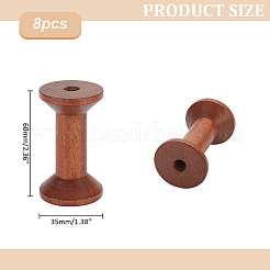 Wood Thread Bobbins&nbsp;TOOL-WH0159-36A