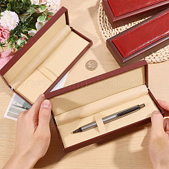 Rectangle PU Leather Single Pen Storage Boxes&nbsp;AJEW-WH0886-10