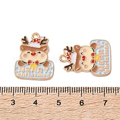 Alloy Enamel Pendants&nbsp;X-ENAM-I061-01KCG-06