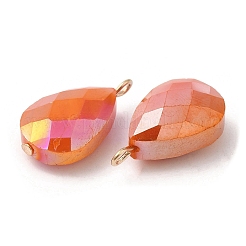 Imitation Jade Glass Pendants&nbsp;KK-Q777-02G