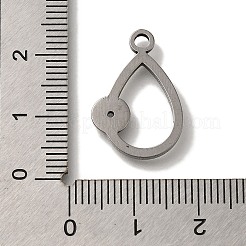 304 Stainless Steel Pendant Rhinestone Settings&nbsp;STAS-H223-01AS-02