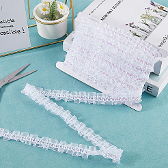 10M Polyester Wrinkle Lace Trim Ribbon&nbsp;OCOR-CY0002-30A