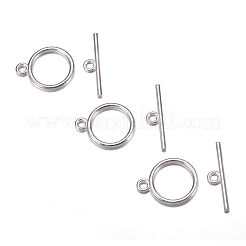 Tibetan Style Toggle Clasps&nbsp;X-TIBE-A12208-S-NR