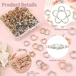 100Pcs CCB Plastic Bead Frame&nbsp;CCB-YW0001-64G