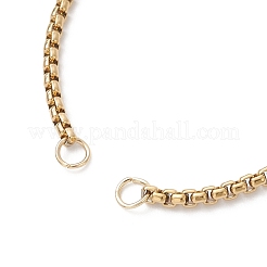 3Pcs 3 Styles 304 Stainless Steel Cable Chain & Venetian Chain & Rolo Chain Slider Bracelet Making&nbsp;AJEW-JB01463