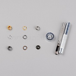 Brass Eyelets Ring&nbsp;DIY-SZC00001-25
