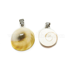 Freshwater Shell Pendants&nbsp;G-S293-17-B