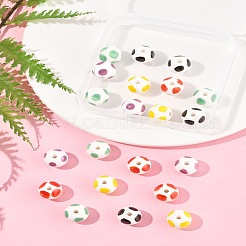 20Pcs 5 Colors Handmade Porcelain Beads&nbsp;PORC-FS0001-19