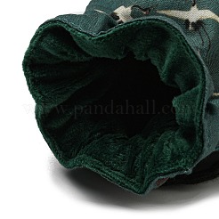 Rectangle Chinese Style Cloth Jewelry Drawstring Gift Bags for Earrings&nbsp;PAAG-PW0007-08F