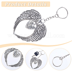 10Pcs Alloy Keychain&nbsp;KEYC-SP0001-02