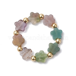 3Pcs Natural Indian Agate Finger Rings&nbsp;RJEW-JR00893