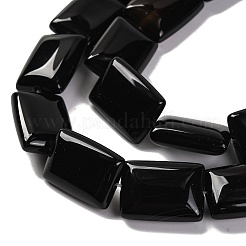 Natural Black Onyx(Dyed & Heated) Beads Strands&nbsp;G-T047-B29-01