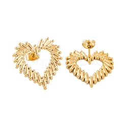 Ion Plating(IP) 304 Stainless Steel Stud Earrings for Women&nbsp;EJEW-P279-05G