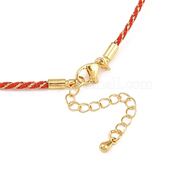 2MM Nylon Braided Cord Necklace Making&nbsp;MAK-A019-02G-21