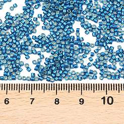 MIYUKIデリカビーズ  シリンダー  日本製シードビーズ  11/0  (db2514)duracoat 亜鉛メッキ DK カプリブルー  1.3x1.6mm  穴：0.8mm  約100000個/500g&nbsp;SEED-MY11-DB2514