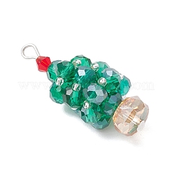 Electroplate Glass Pendants&nbsp;PALLOY-MZ00843-02