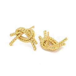 Rack Plating Brass Stud Earrings&nbsp;EJEW-C102-12G
