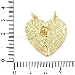 真鍮製エナメルペンダント  ハートチャーム  磁気を持つ  スプリットペンダント  鉛フリー＆カドミウムフリー  ラックめっき  長持ちメッキ  18KGP本金メッキ  レッド  30x28.5x5mm  丸カン：5x0.9ミリ  3.2mm内径&nbsp;KK-A293-02G-03