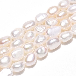 Natural Cultured Freshwater Pearl Beads Strands&nbsp;PEAR-N014-05F-01