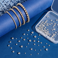 280Pcs 8 Style Brass Beads&nbsp;KK-PH0004-74