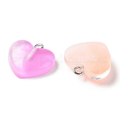 Gradient Color Transparent Resin Pendants&nbsp;RESI-A025-08
