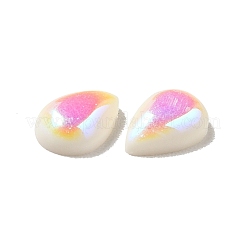 Absプラスチックネイルアートデコレーションアクセサリー  ティアドロップ  乳白色  6x4x2mm  約5000個/袋&nbsp;MRMJ-S017-003E