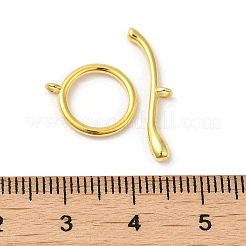 Rack Plating 925 Sterling Silver Toggle Clasps&nbsp;LS-STER-G038-03G