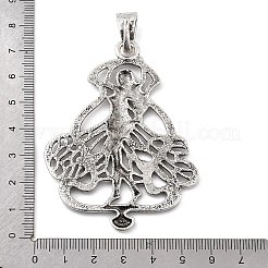 Tibetan Style Alloy Big Pendants&nbsp;PALLOY-D362-02AS-B
