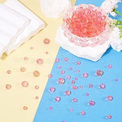 4 Strands 4 Styles Baking Paint Transparent Glass Beads Strands&nbsp;DGLA-TA0001-32D