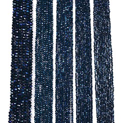 Electroplate Opaque Solid Color Glass Beads Strands&nbsp;EGLA-A044-P3mm-L16