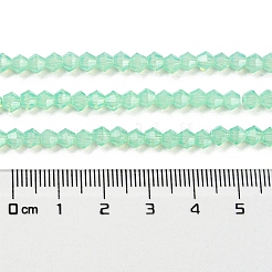 Baking Paint Transparent Glass Beads Strands&nbsp;DGLA-F029-J4mm-05