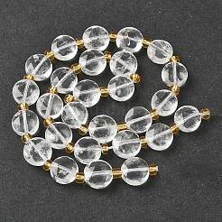 Natural Quartz Crystal Beads Strands&nbsp;G-G271-C07-10mm